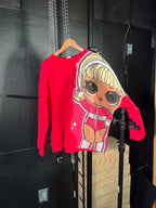 Y2K Girl Pose See Through Crewneck (XL)