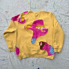(LS) Scab Patches Crewneck (Disney Princesses/Yellow)- XL