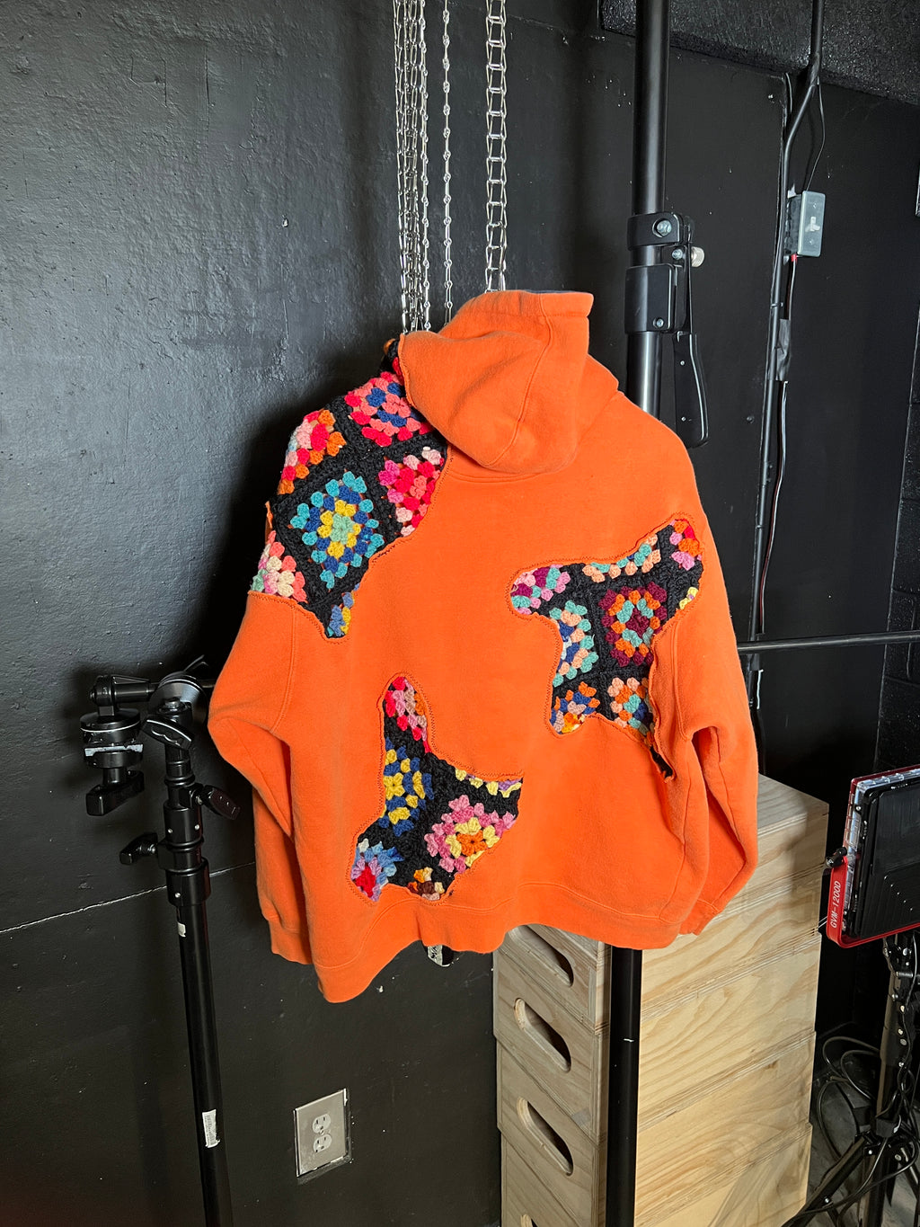 Scab Patches Hoodie (Multicolor/Auburn)- L