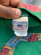 Scab Patches Crewneck (Multi/Green)- XL