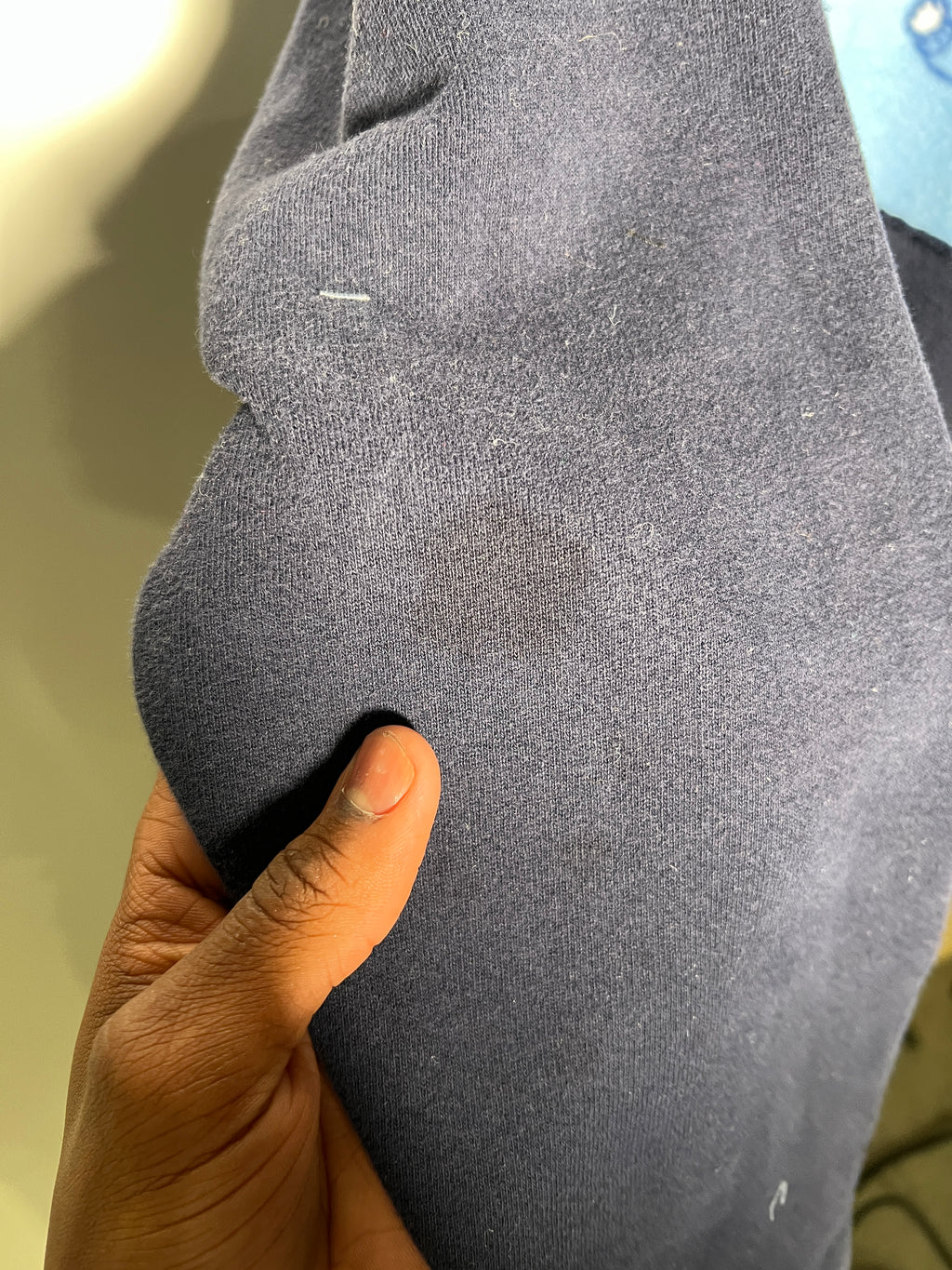 UNC Scab Patches Crewneck (Baby Blue/Navy) (L)