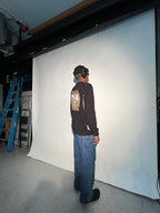 (LS) Repeating Angel See-Through Knit Sweater (XLT)