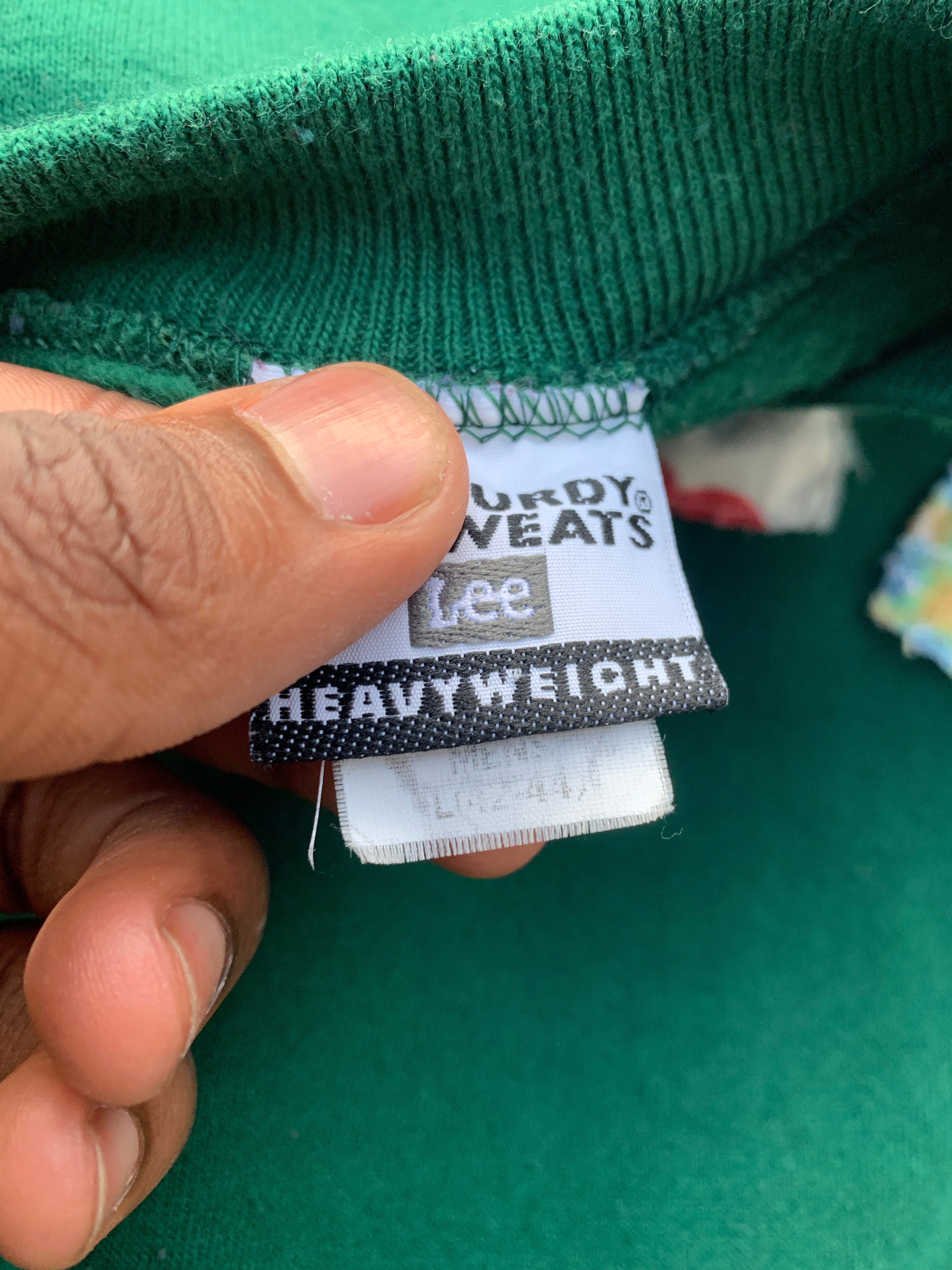 Wäne Wear Crewneck (Multicolor/Forest Green)- XL