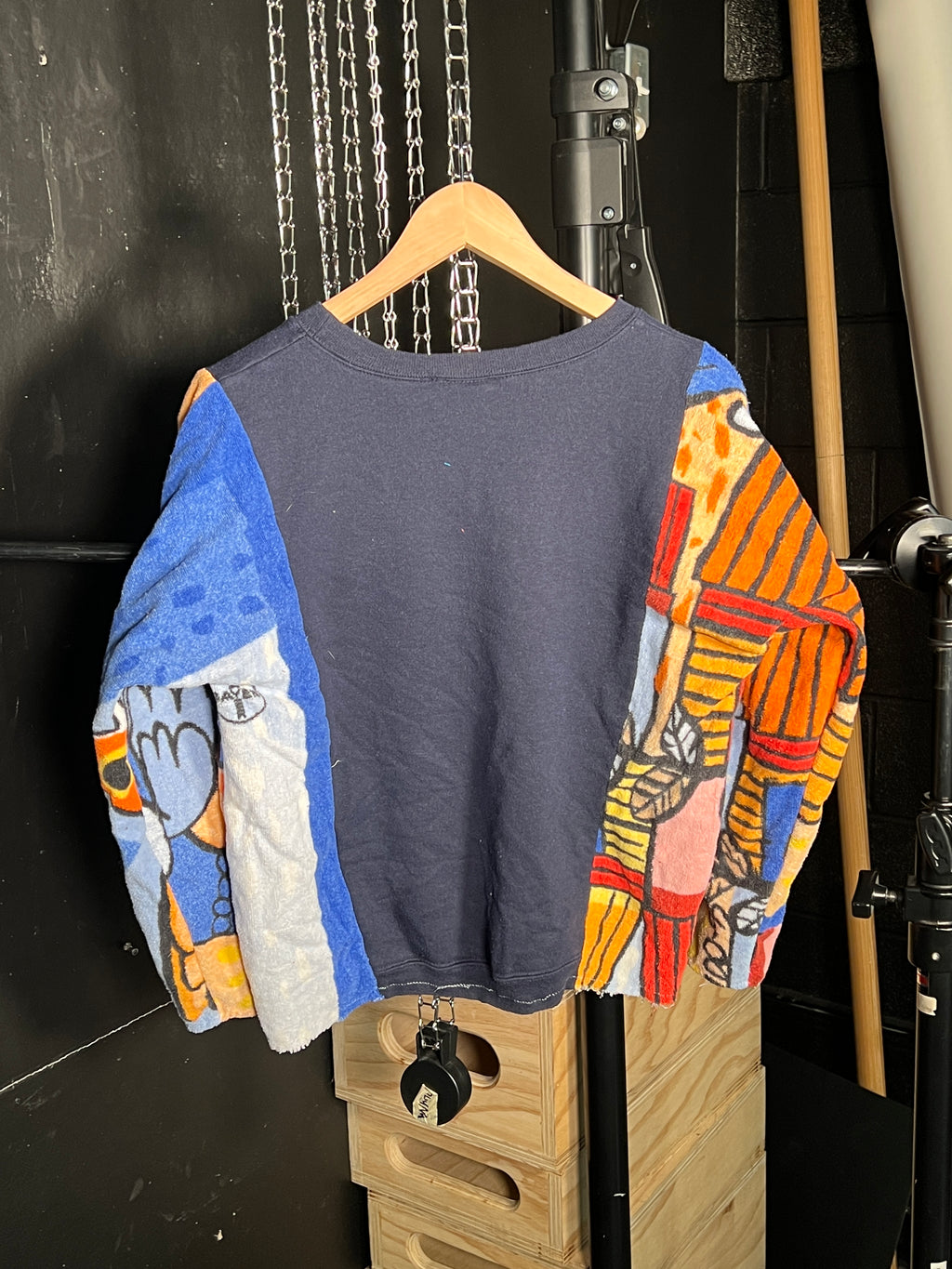 New York Yankees Split Sleeve Crewneck (S)