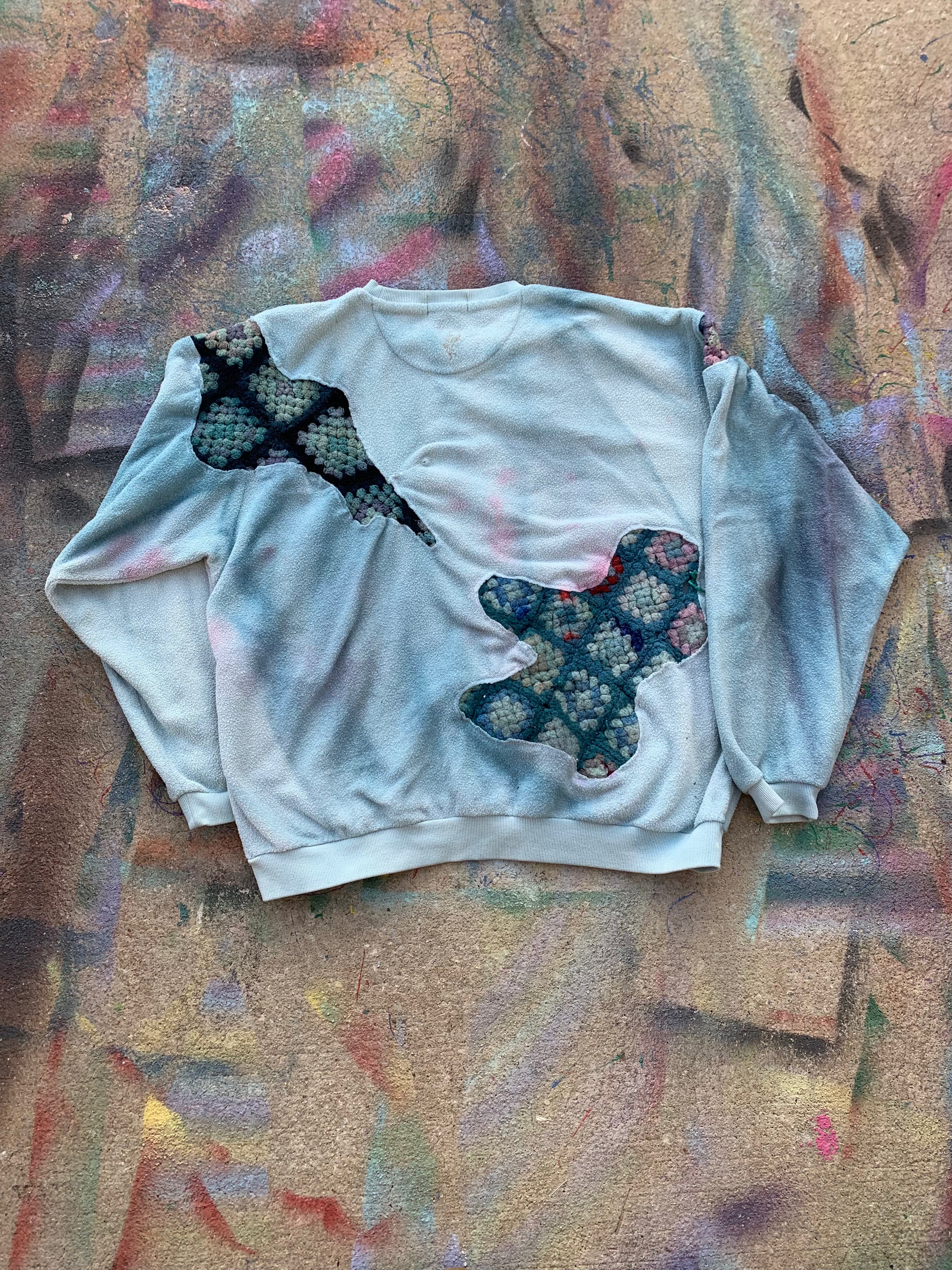 Scab Patches Crewneck (Multicolor/Multicolor)- XXL