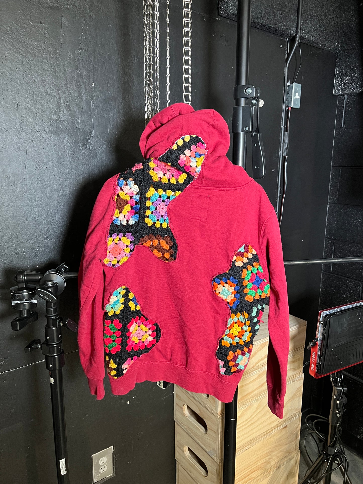Scab Patches Zip-Up Hoodie (Multicolor/Stanford)- S