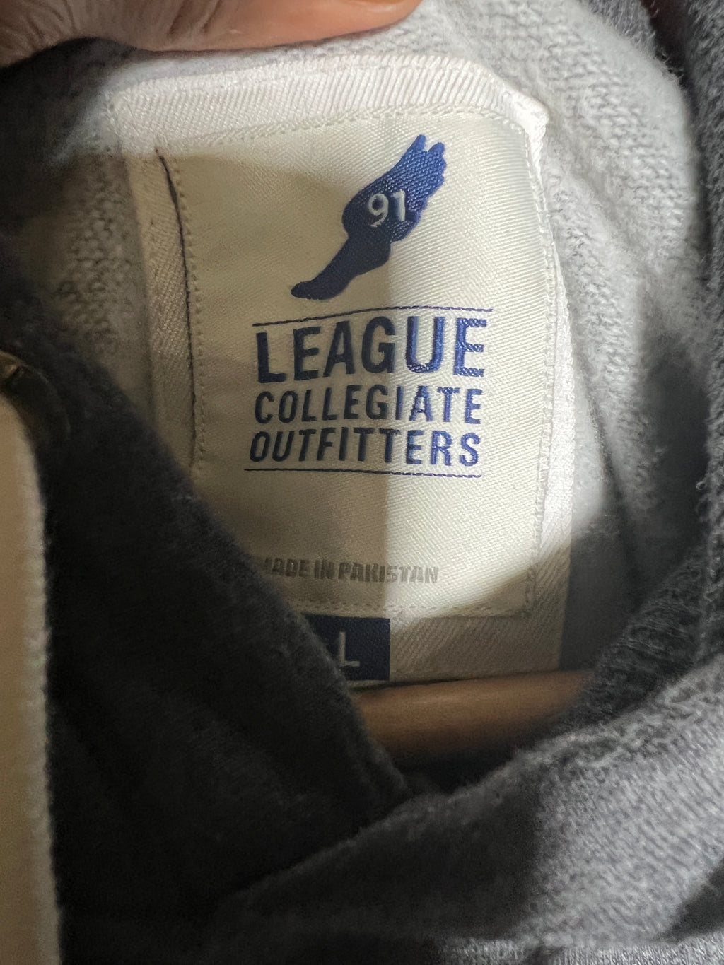 (LS) Scab Patches Hoodie (Zebra /South Carolina)- L TALL