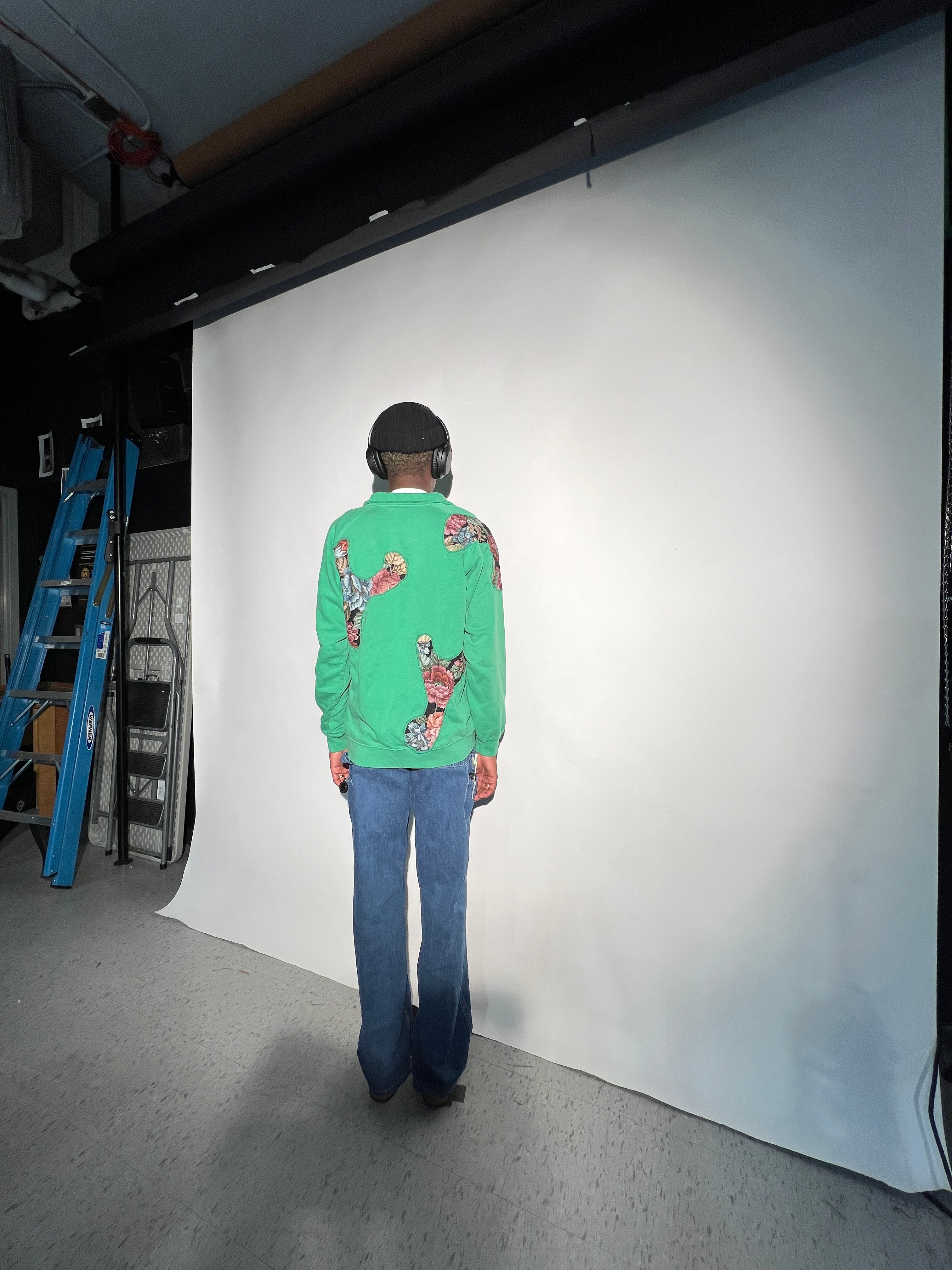 Scab Patches Quarterzip (Multicolor/Green) (XL)