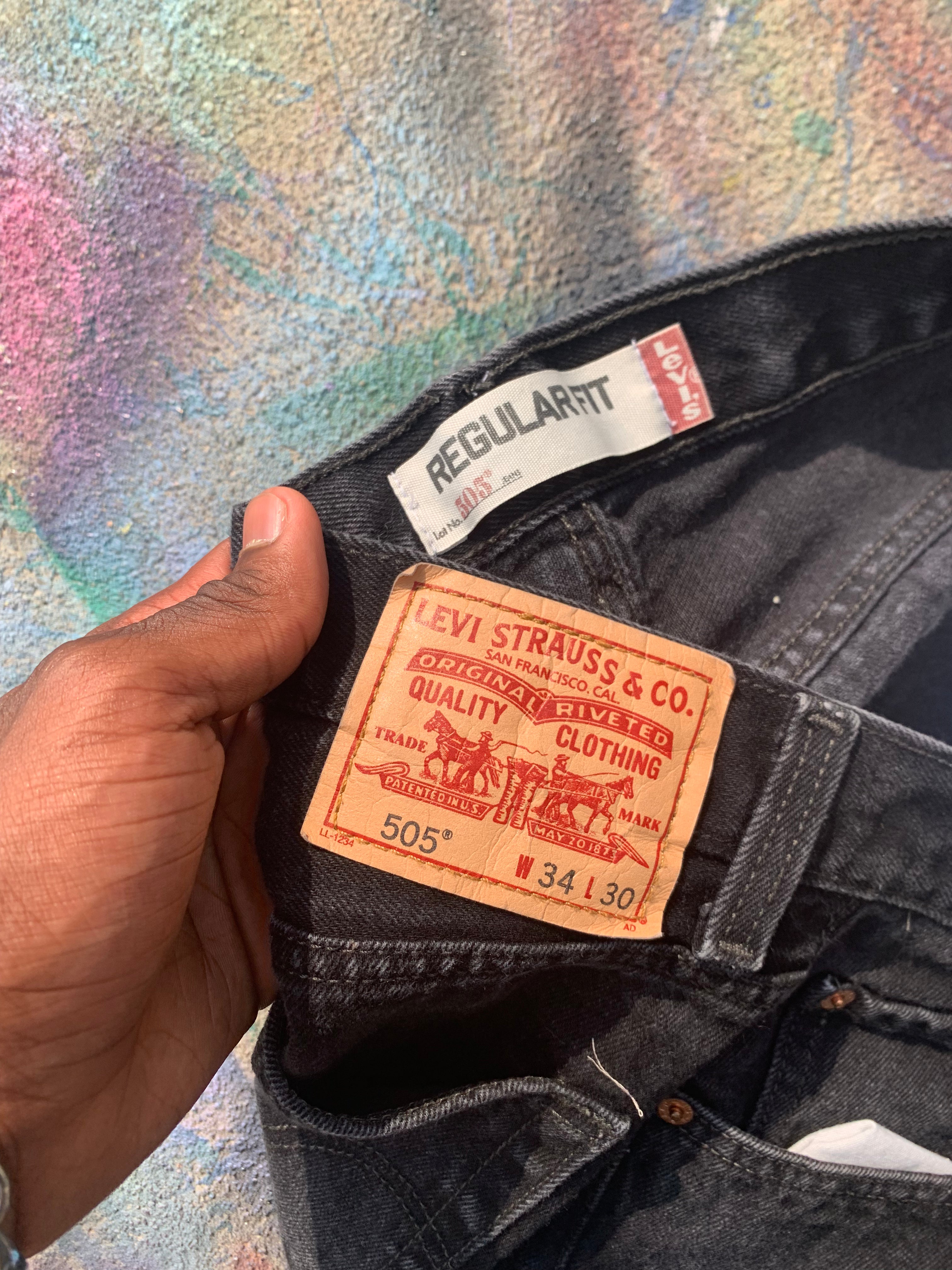 Wäne Wear Jeans (Multicolor/Black)- 34/30