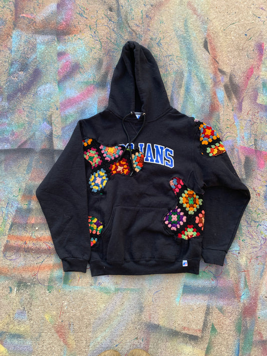 Scab Patches Hoodie (Multicolor/Black)- M