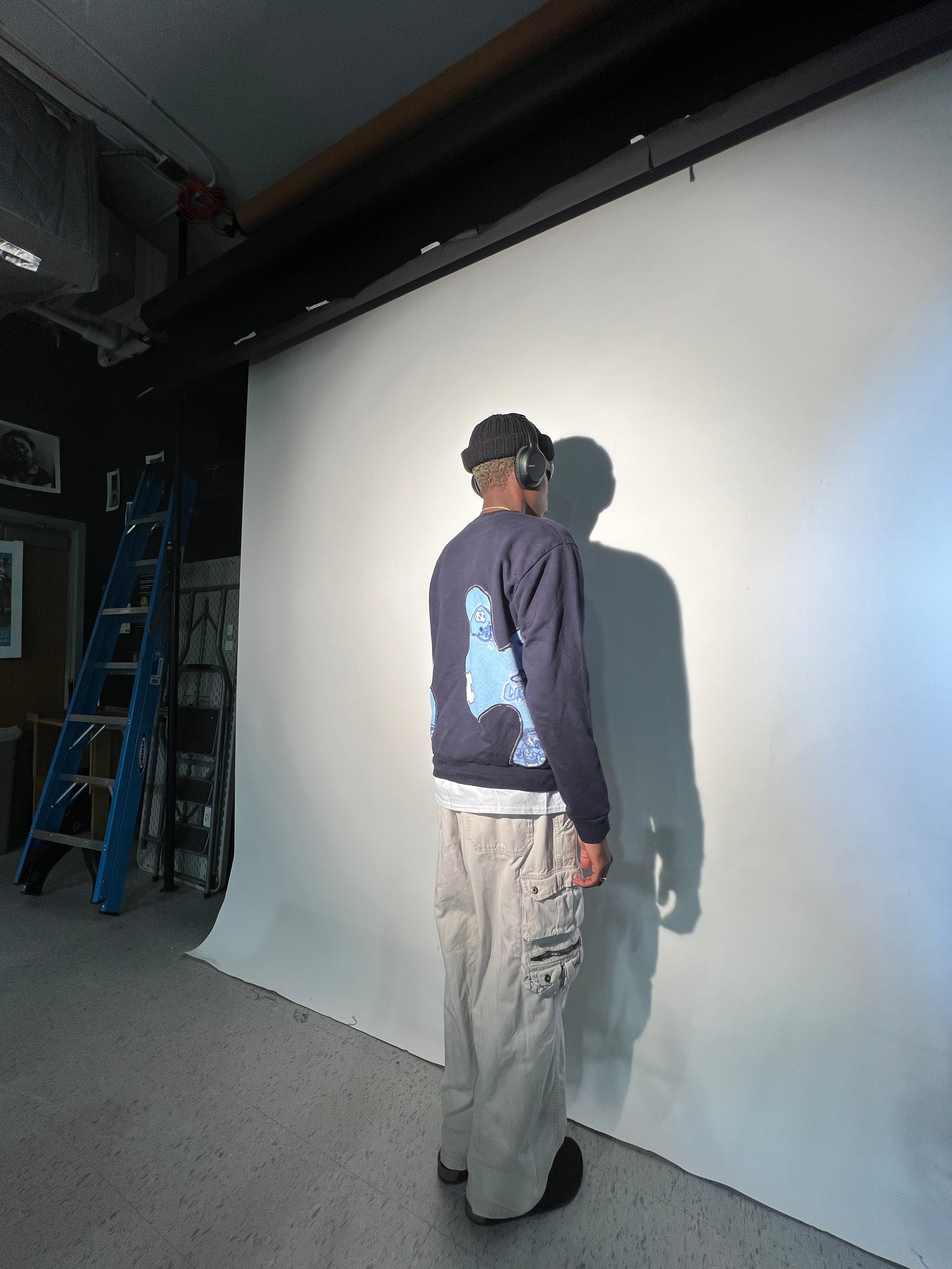 UNC Scab Patches Crewneck (Baby Blue/Navy) (XL)