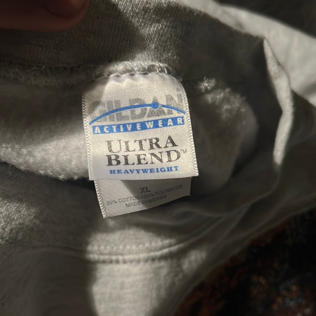 (LS) Repeating Turkey See-Through Crewneck (XL)