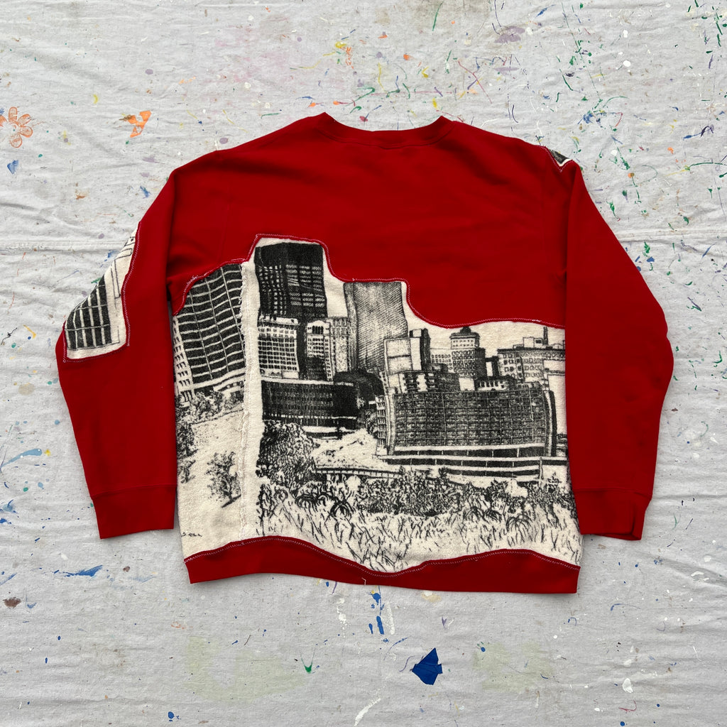 Atlanta Skyline See-Through Crewneck (XL)