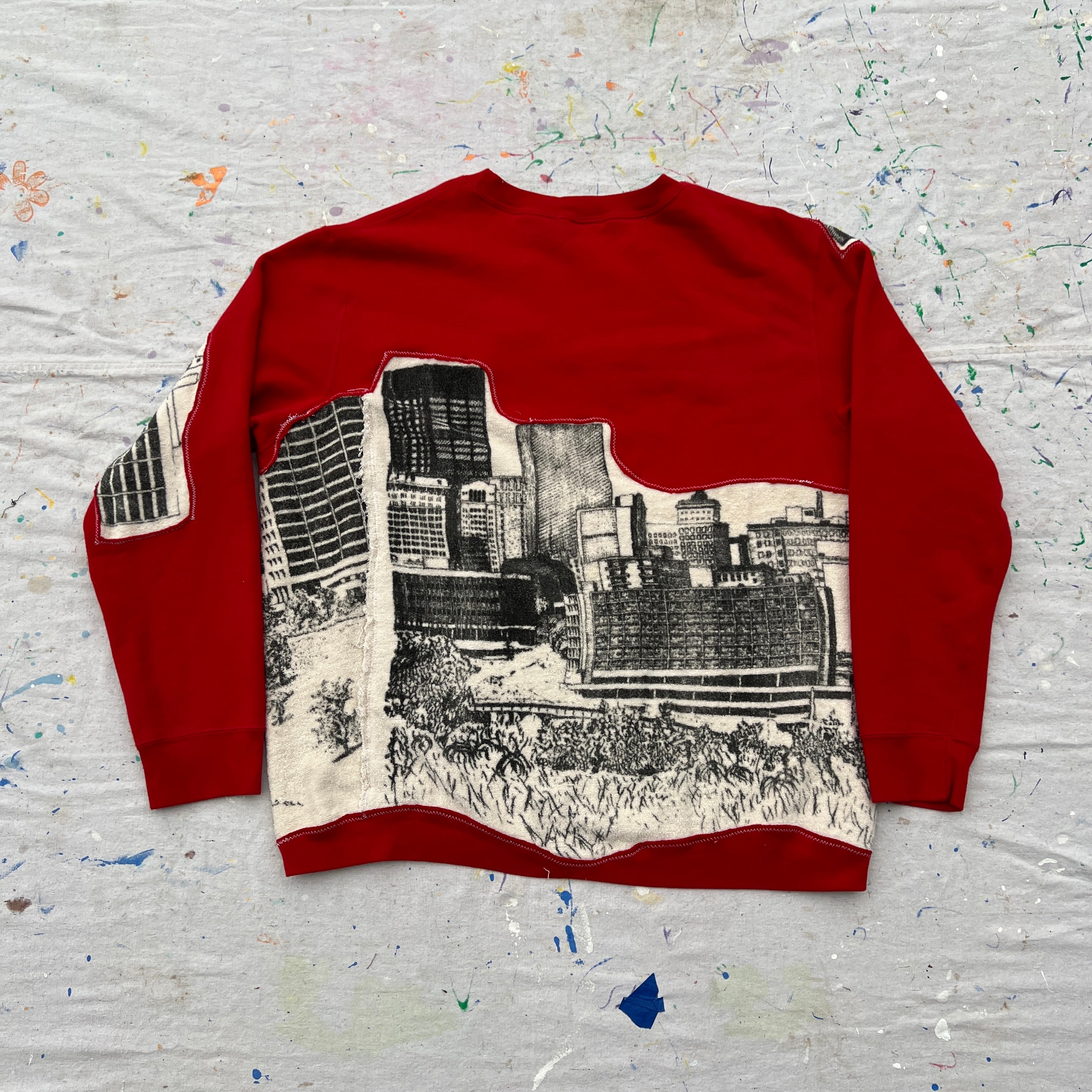 Atlanta Skyline See-Through Crewneck (XL)