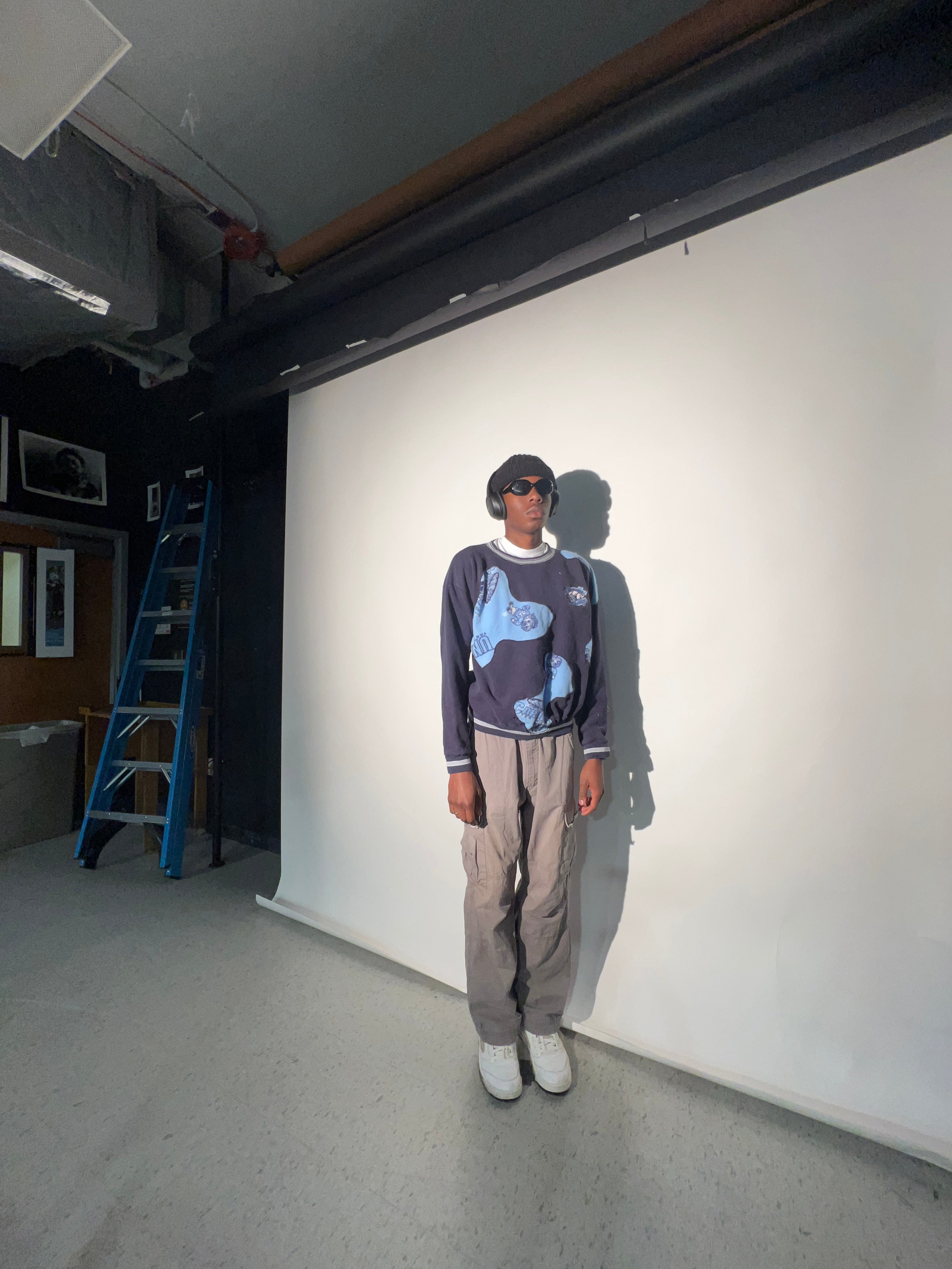 UNC Scab Patches Crewneck (Baby Blue/Navy) (L)