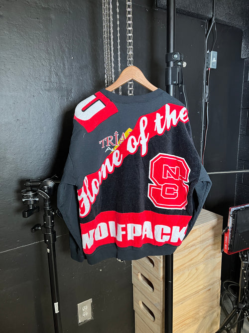 (LS) N.C. State See Through Crewneck (L)