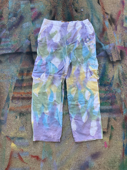 Flame Reprint Pants (Multicolor/White)- 34/30