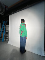 Scab Patches Quarterzip (Multicolor/Green) (XL)