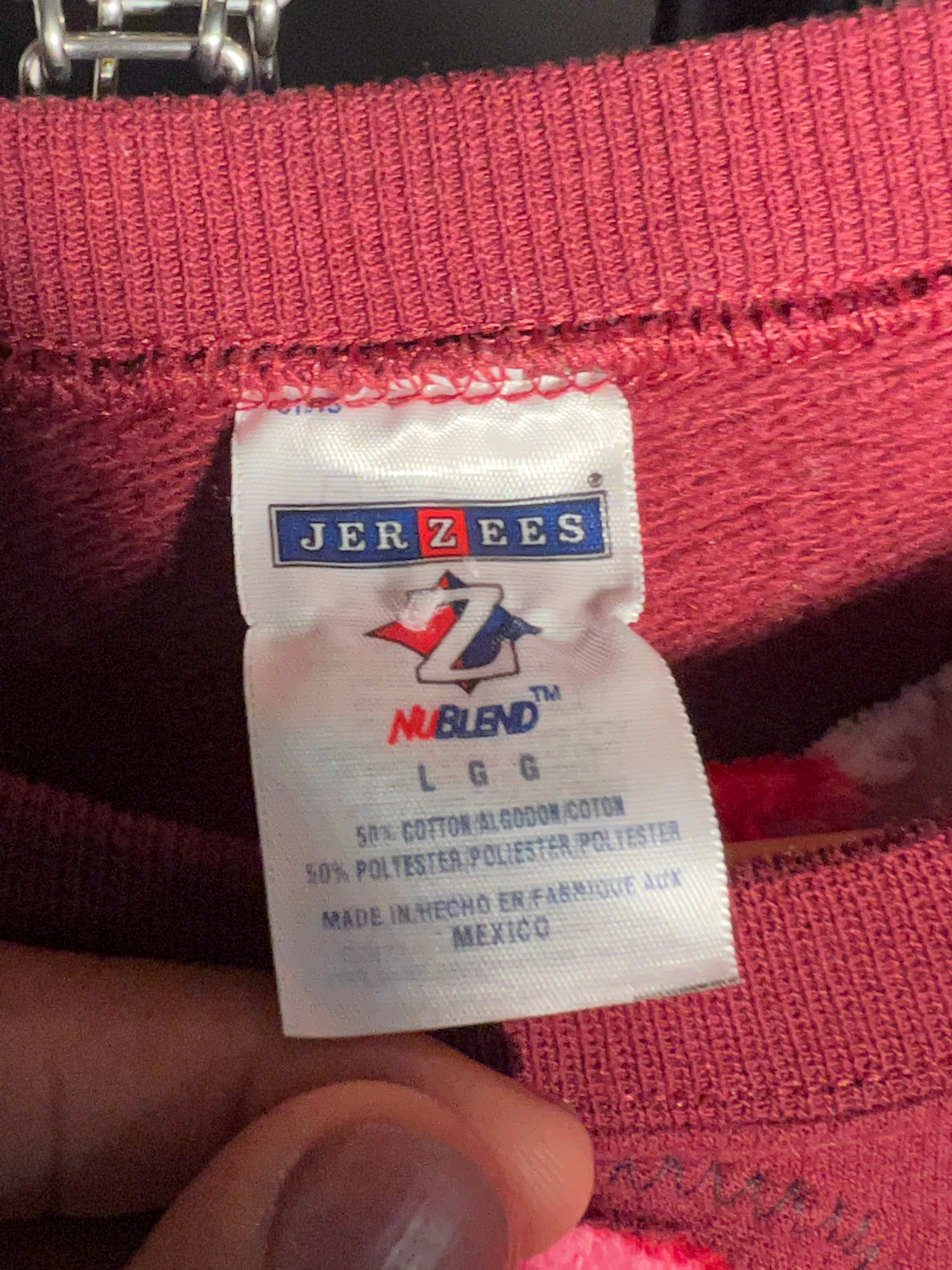 **Scab Patches Crewneck (Valentine's Day/Maroon) (L)