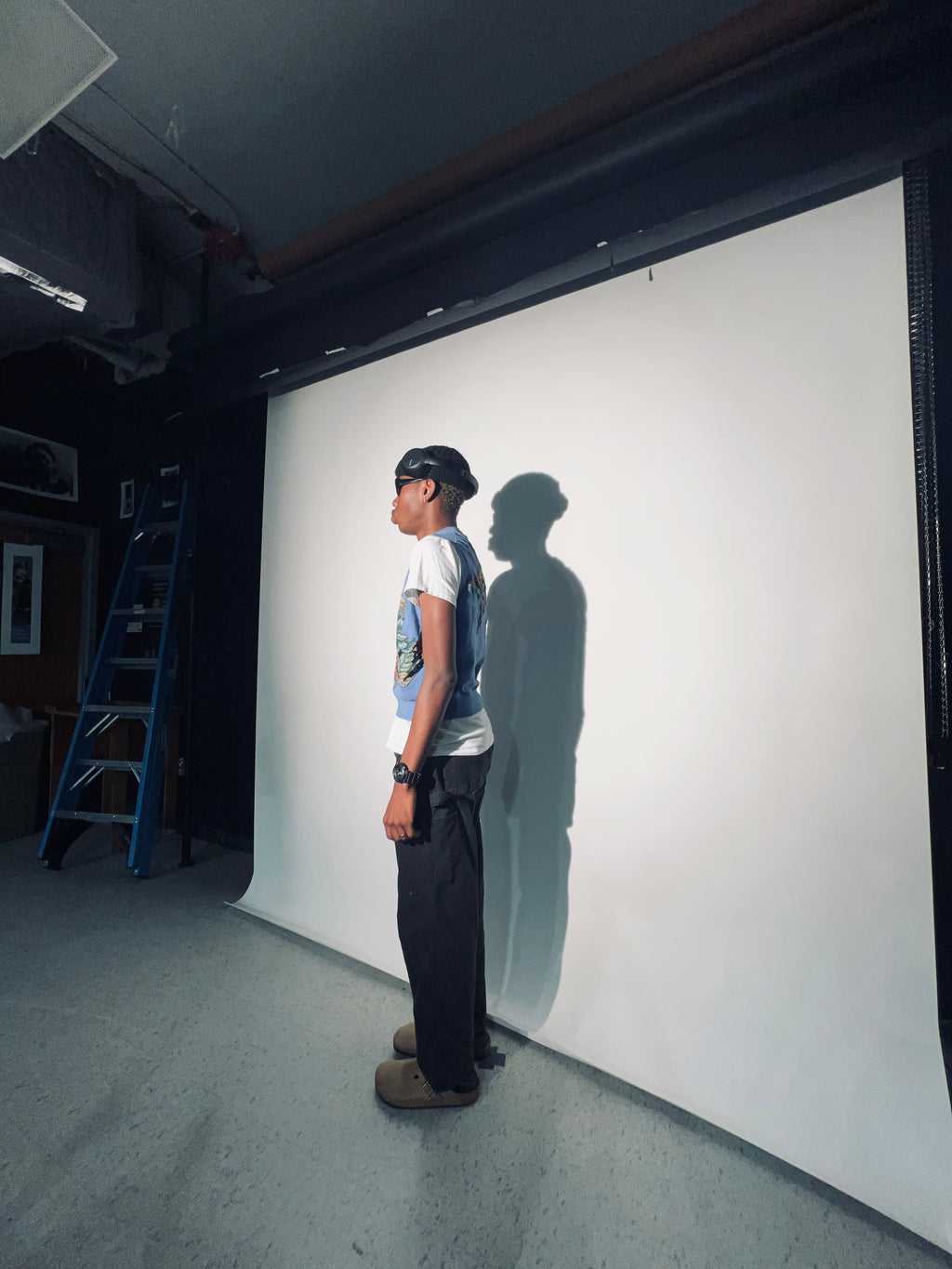 Scab Patches Sweatervest (Slate Blue/Black/Multicolor) (M)