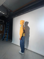 (LS) Yellow Aquarium Dive See-Through Hoodie (XL)