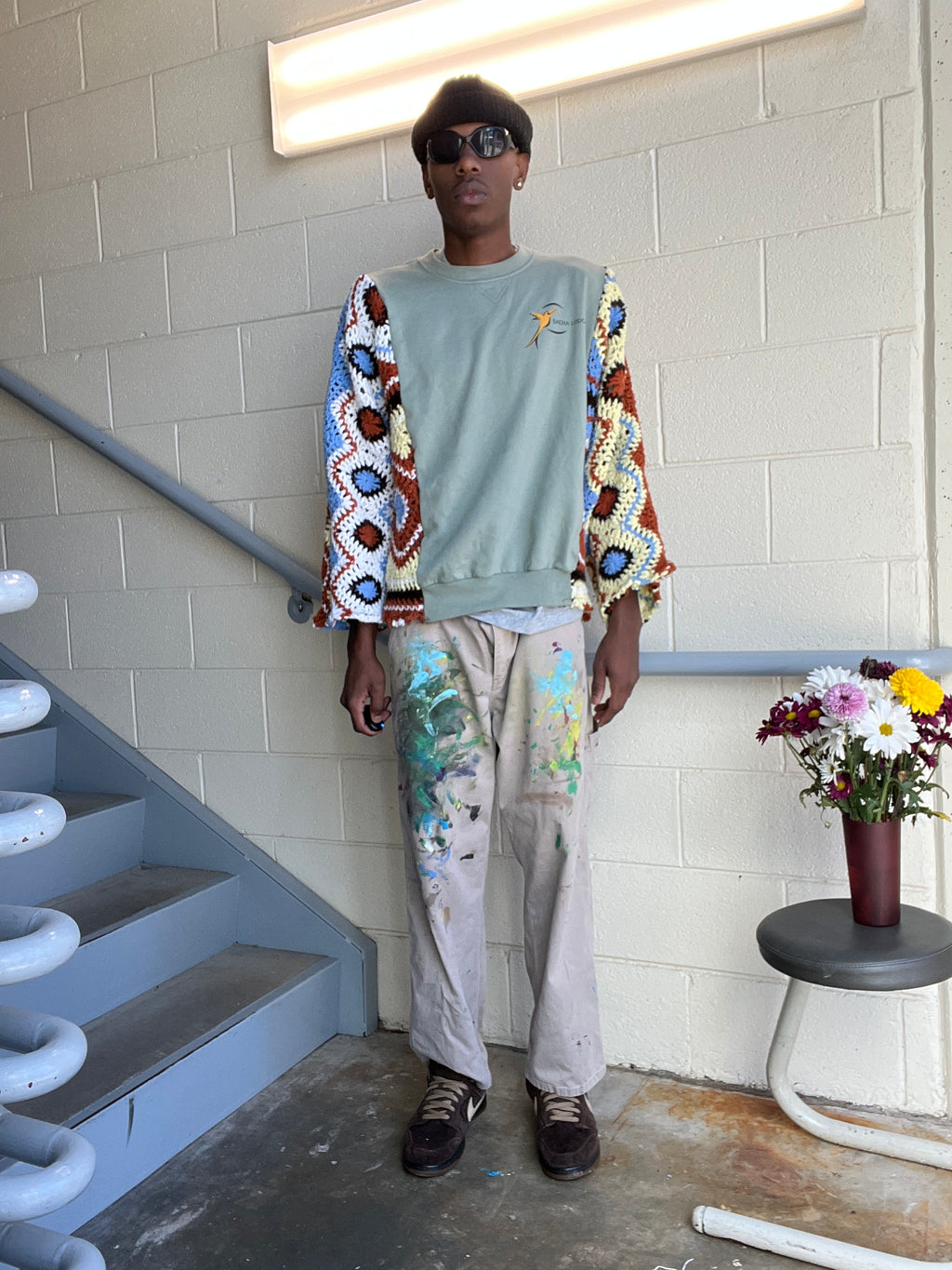 Sacha Lodge Split Sleeve Crewneck (XL Big)