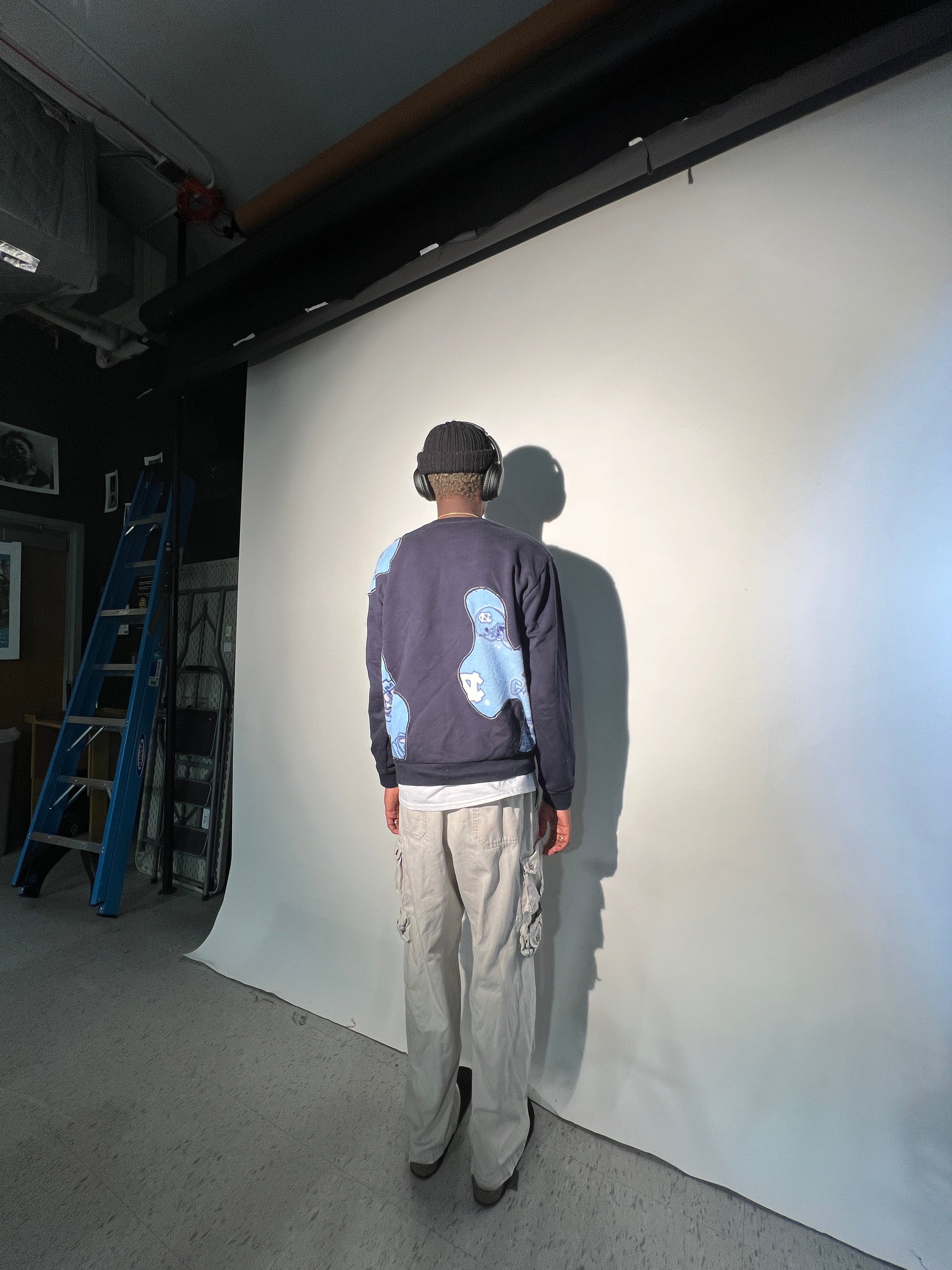 UNC Scab Patches Crewneck (Baby Blue/Navy) (XL)