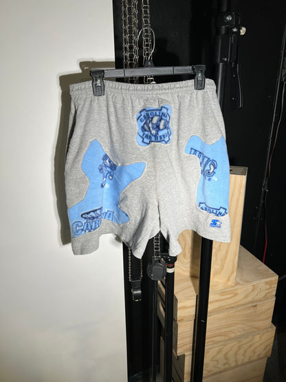 UNC Scab Patches Shorts (Baby Blue/Grey) (XL)