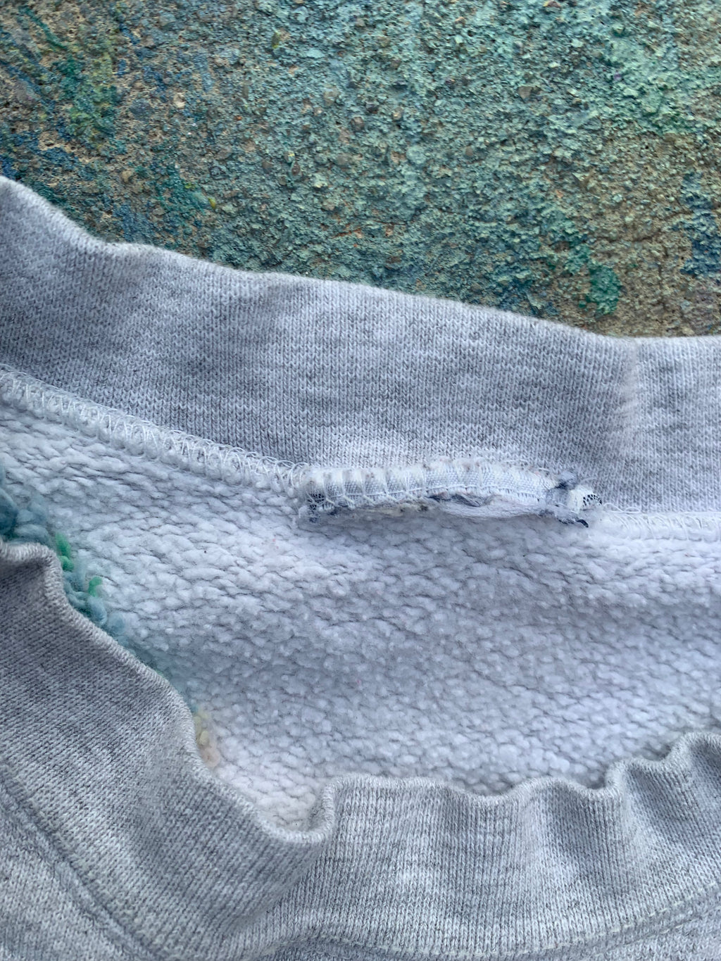 Scab Patches Crewneck (Multicolor/Grey)- XL