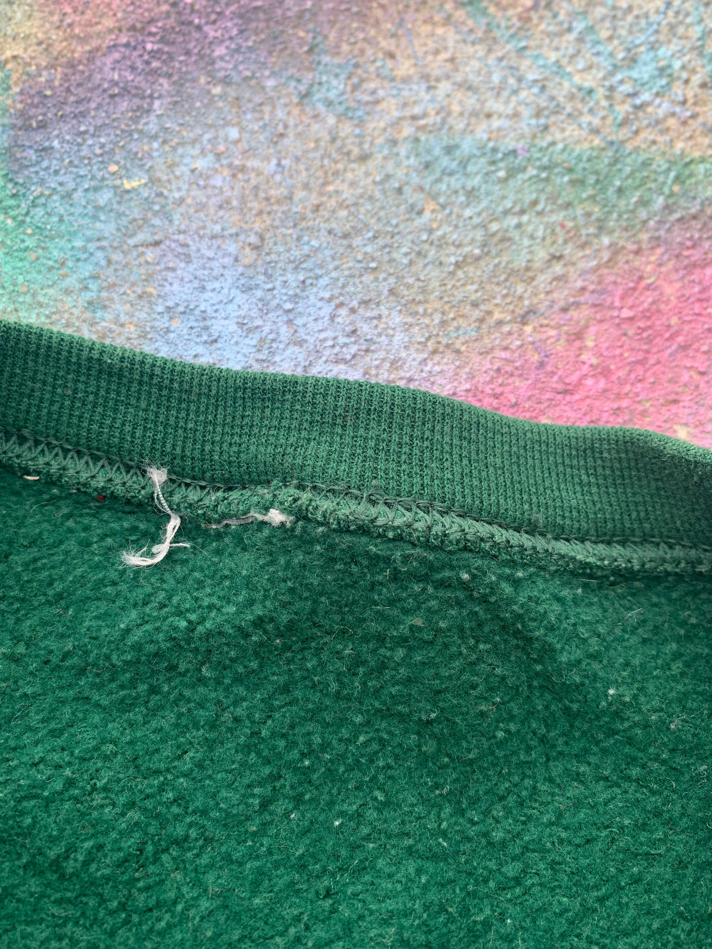 Scab Patches Crewneck (Multicolor/Green)-XL