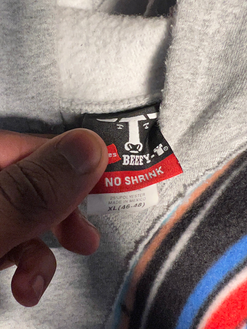 Y2K Girl Pose See Through Hoodie (XL)