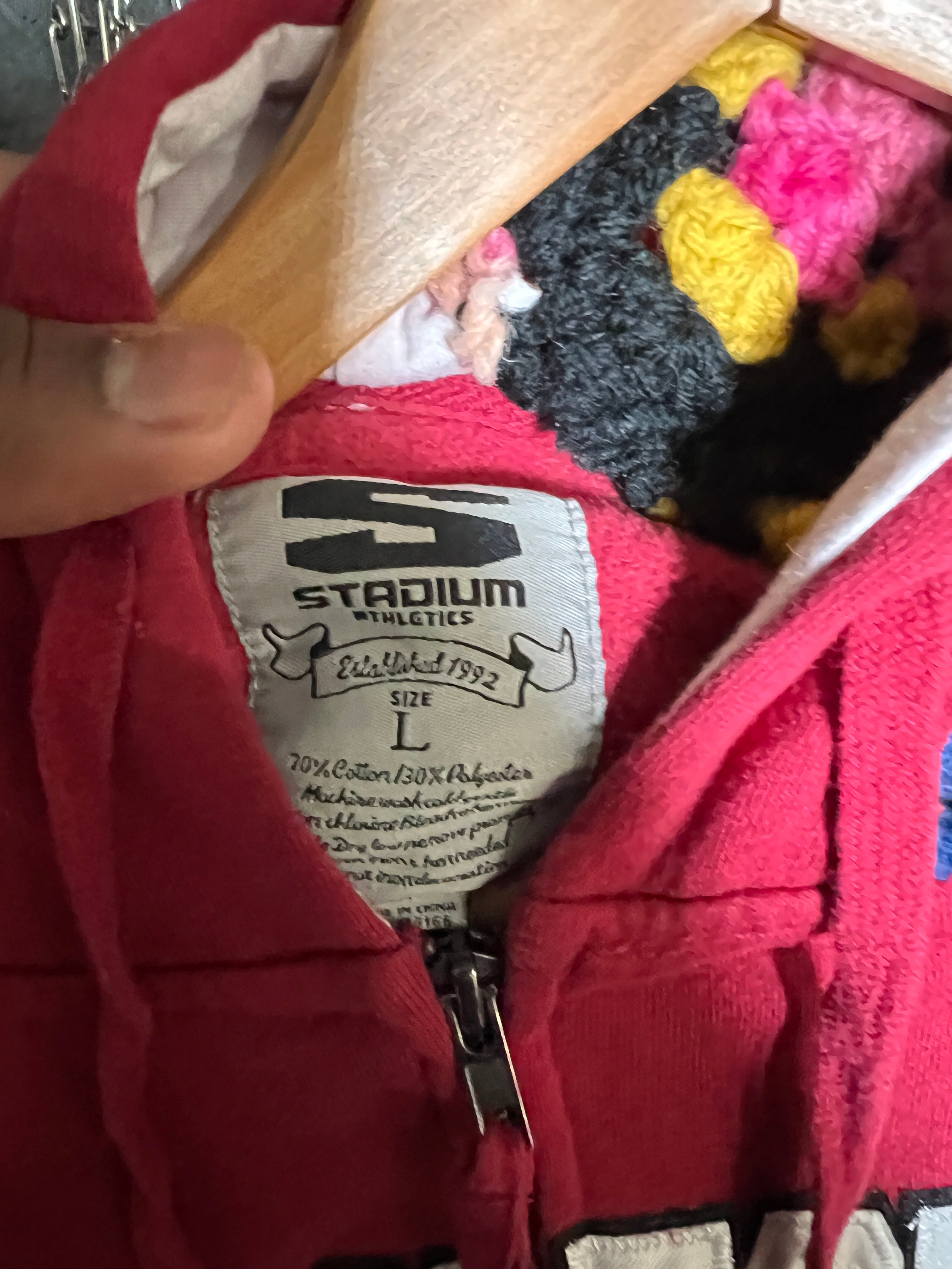 Scab Patches Zip-Up Hoodie (Multicolor/Stanford)- S