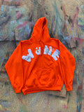 Wäne Wear Hoodie (Baby Blue/Orange)- L