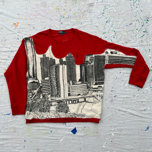 Atlanta Skyline See-Through Crewneck (XL)