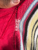 Y2K Girl Pose See Through Crewneck (XL)