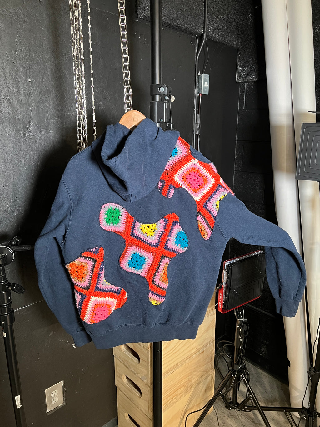 Scab Patches Hoodie (Multicolor/Georgia Southern)- M