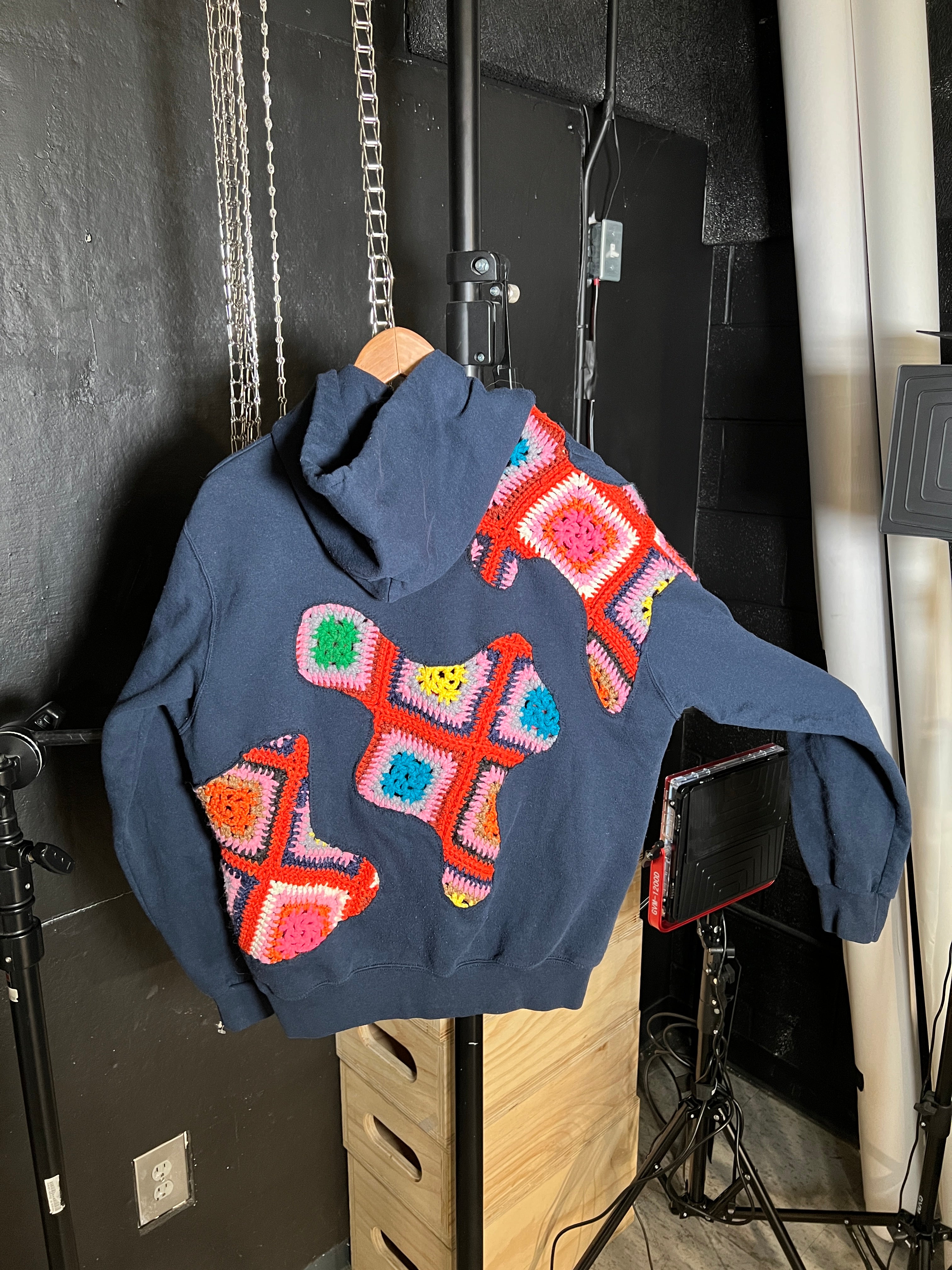 Scab Patches Hoodie (Multicolor/Georgia Southern)- M