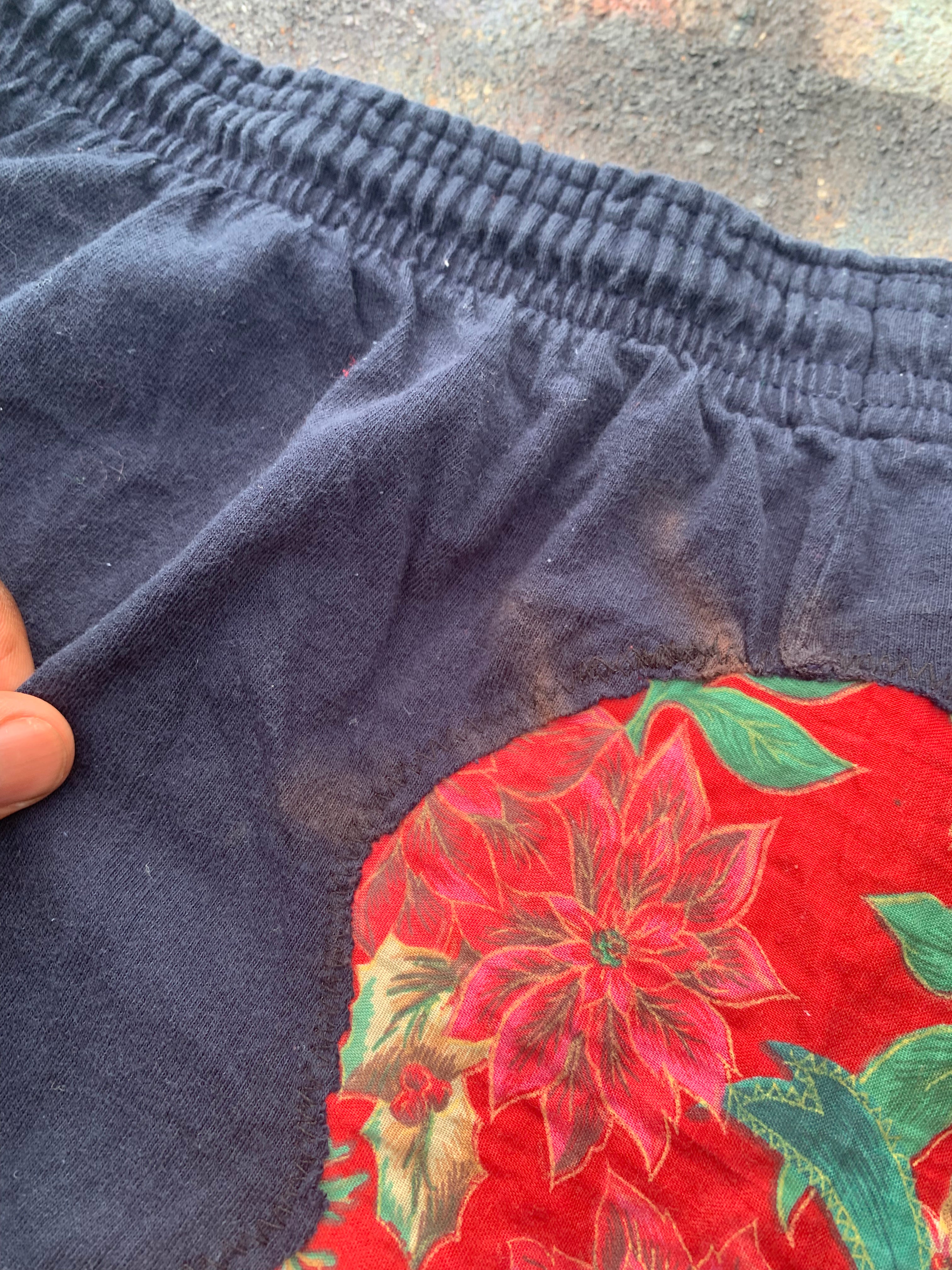 Scab Patches Shorts (Red/Navy)-XL