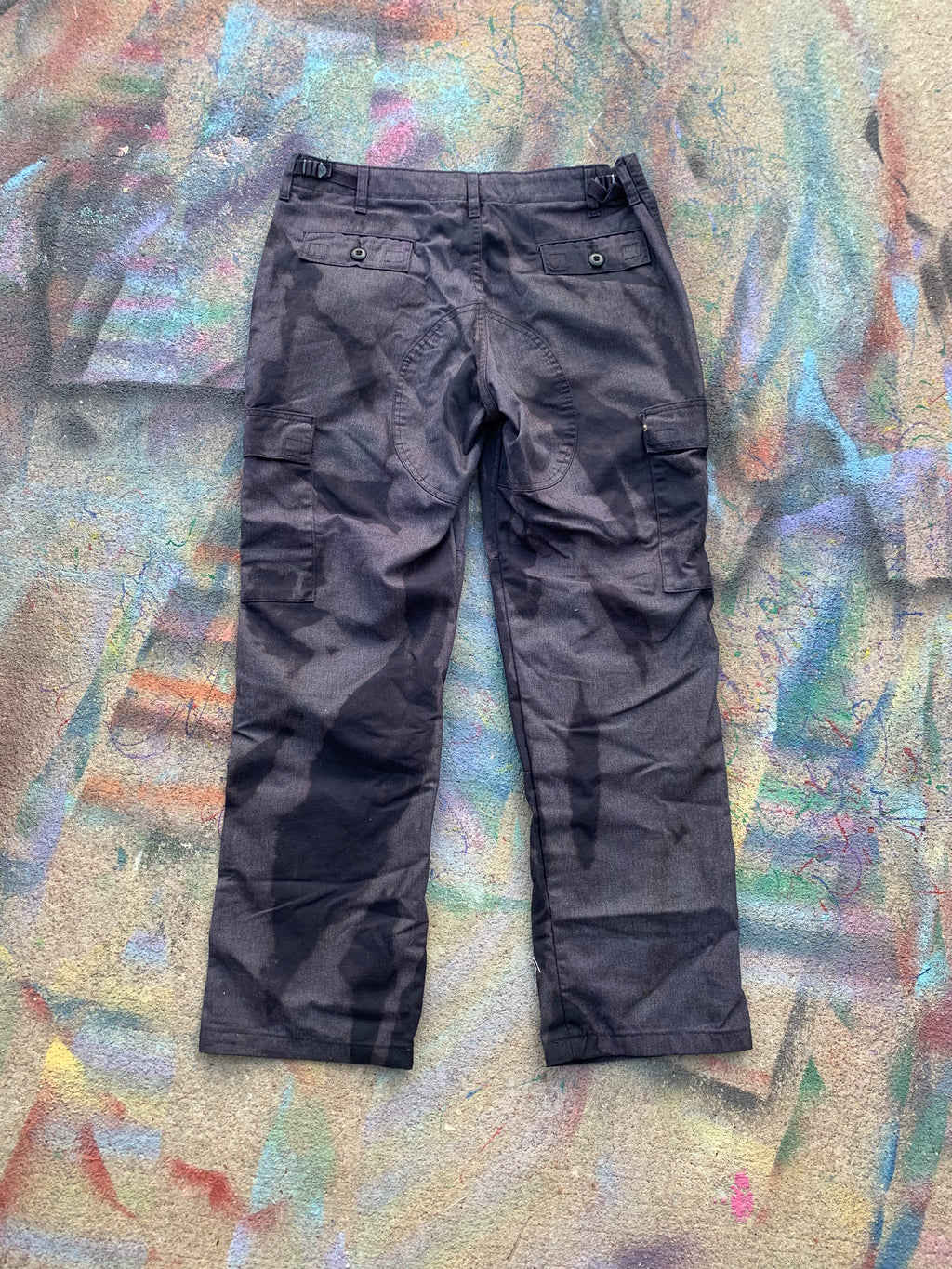 (LS) Underbleached Cargo Pants #2 (Grey/Navy)- 32/32