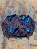 Scab Patches Crewneck (Blue/Navy)- XXL