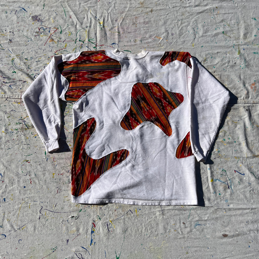Scab Patches Sweater (Multicolor/White)- M