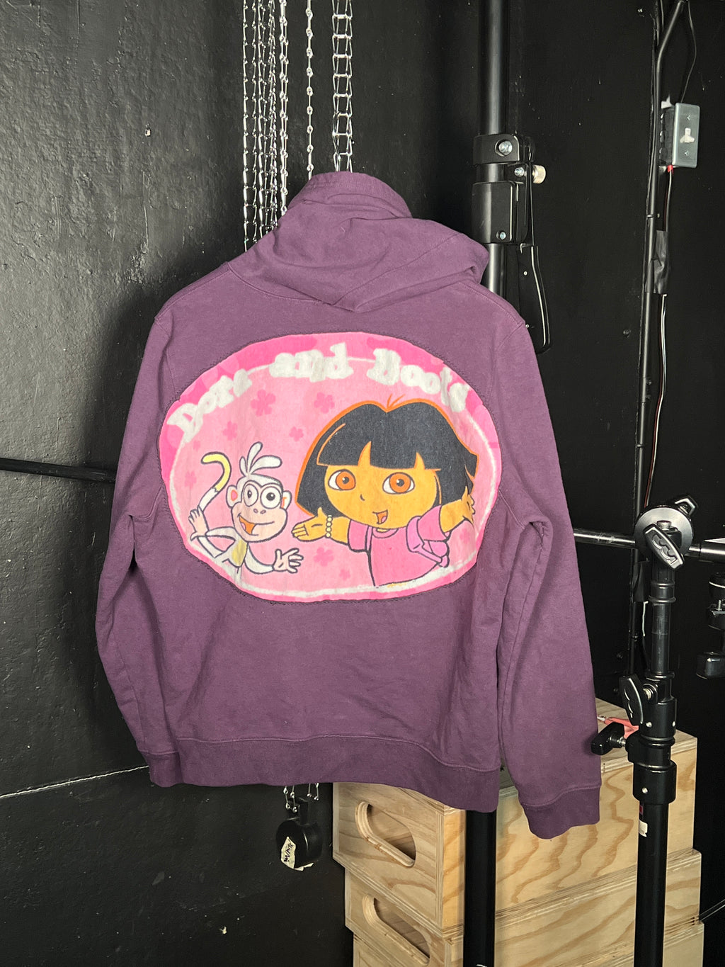 Dora and Boots See Through Hoodie (M)