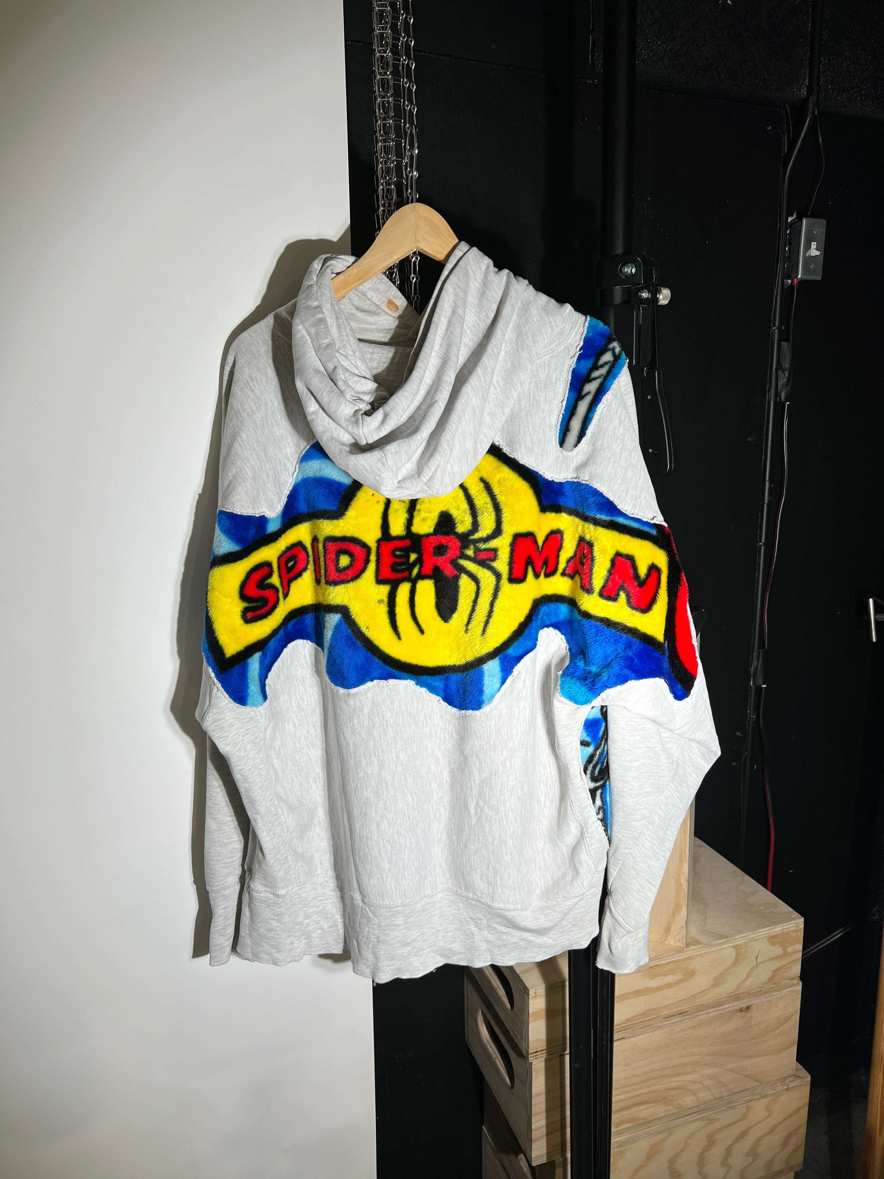 Spiderman See-Through Hoodie (XXL)