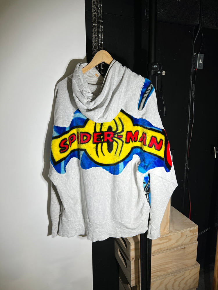 Spiderman See-Through Hoodie (XXL)