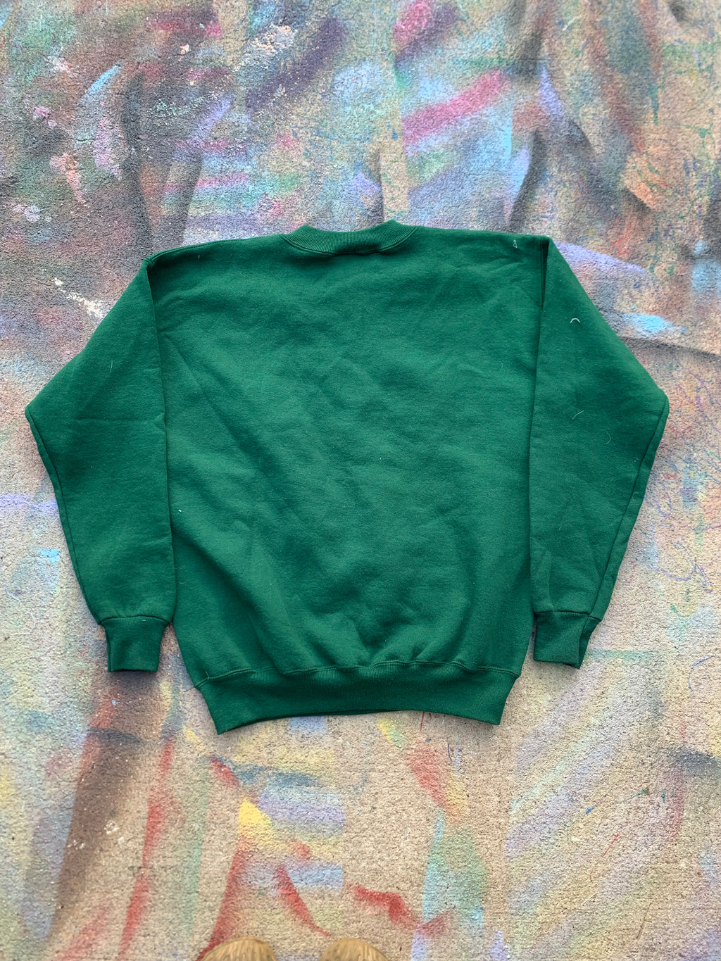 Wäne Wear Crewneck (Multicolor/Forest Green)- XL