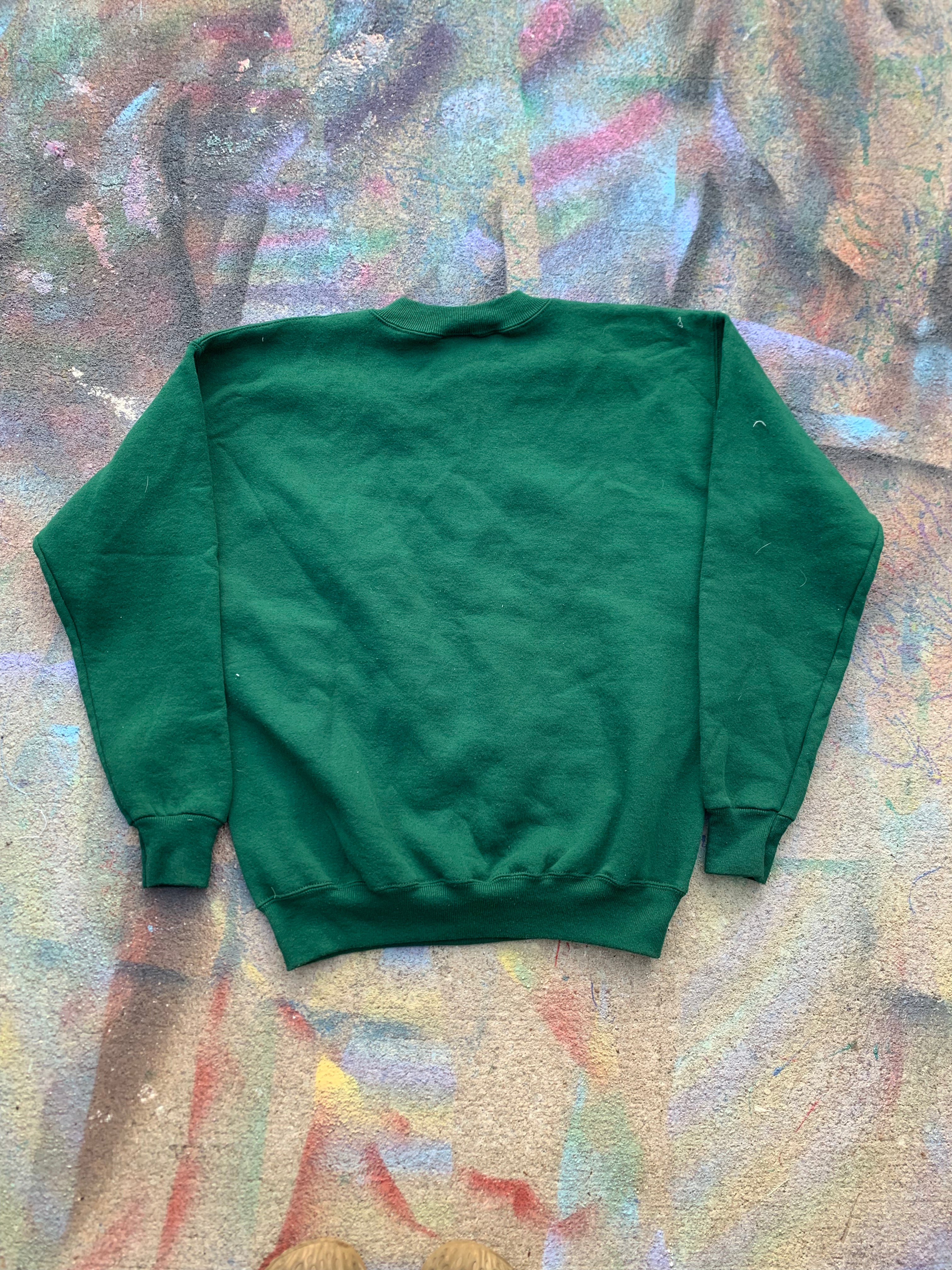 Wäne Wear Crewneck (Multicolor/Forest Green)- XL