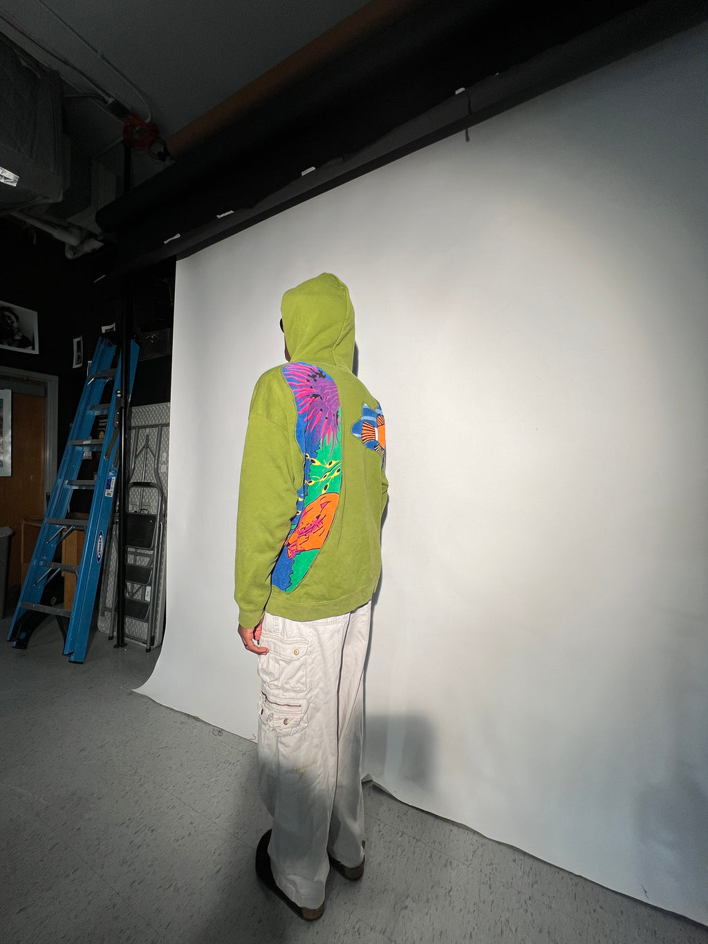 (LS) Green Aquarium Dive See-Through Hoodie (XXL)