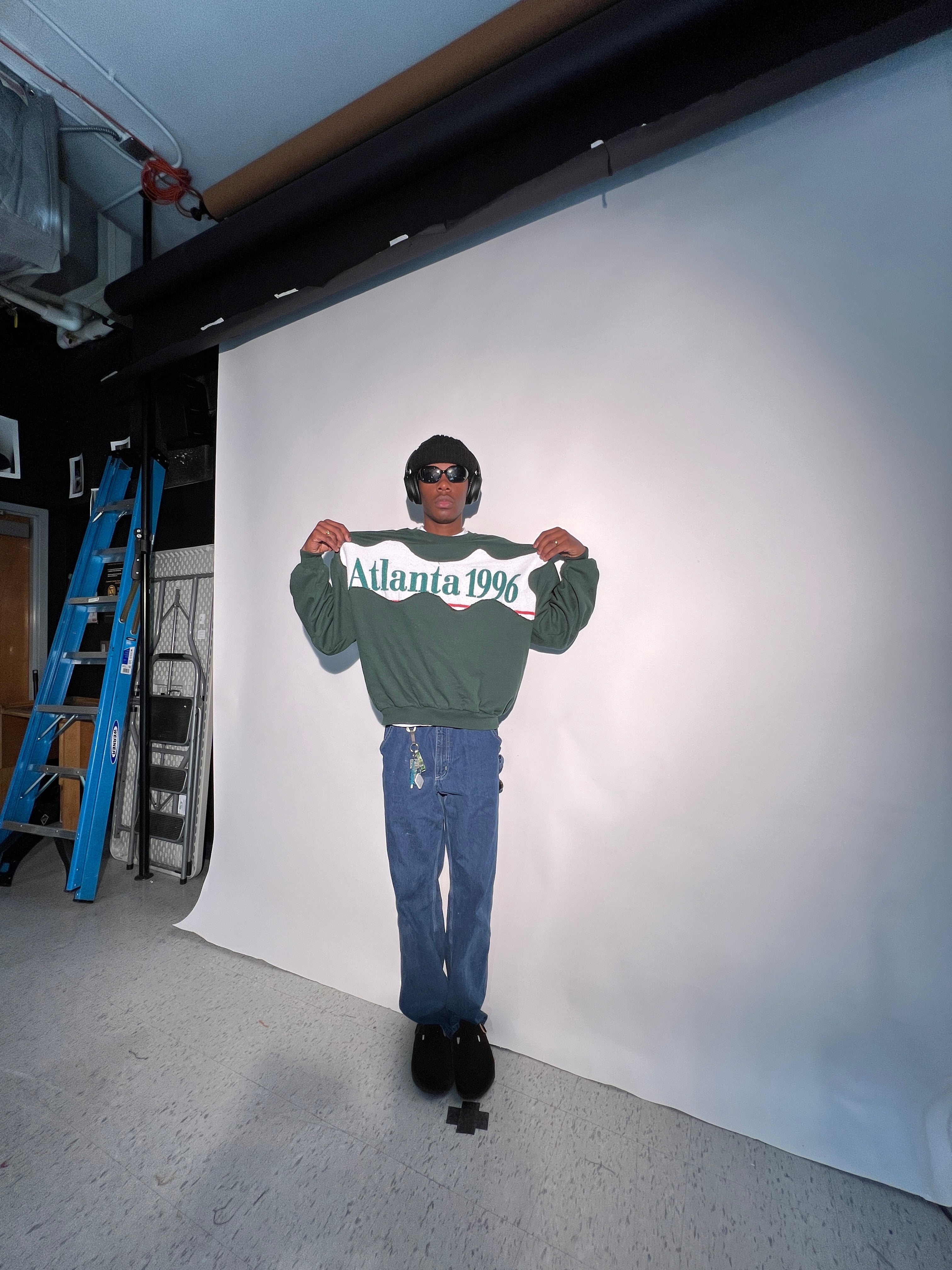 Atlanta 1996 Olympic See-Through Crewneck (XXL)