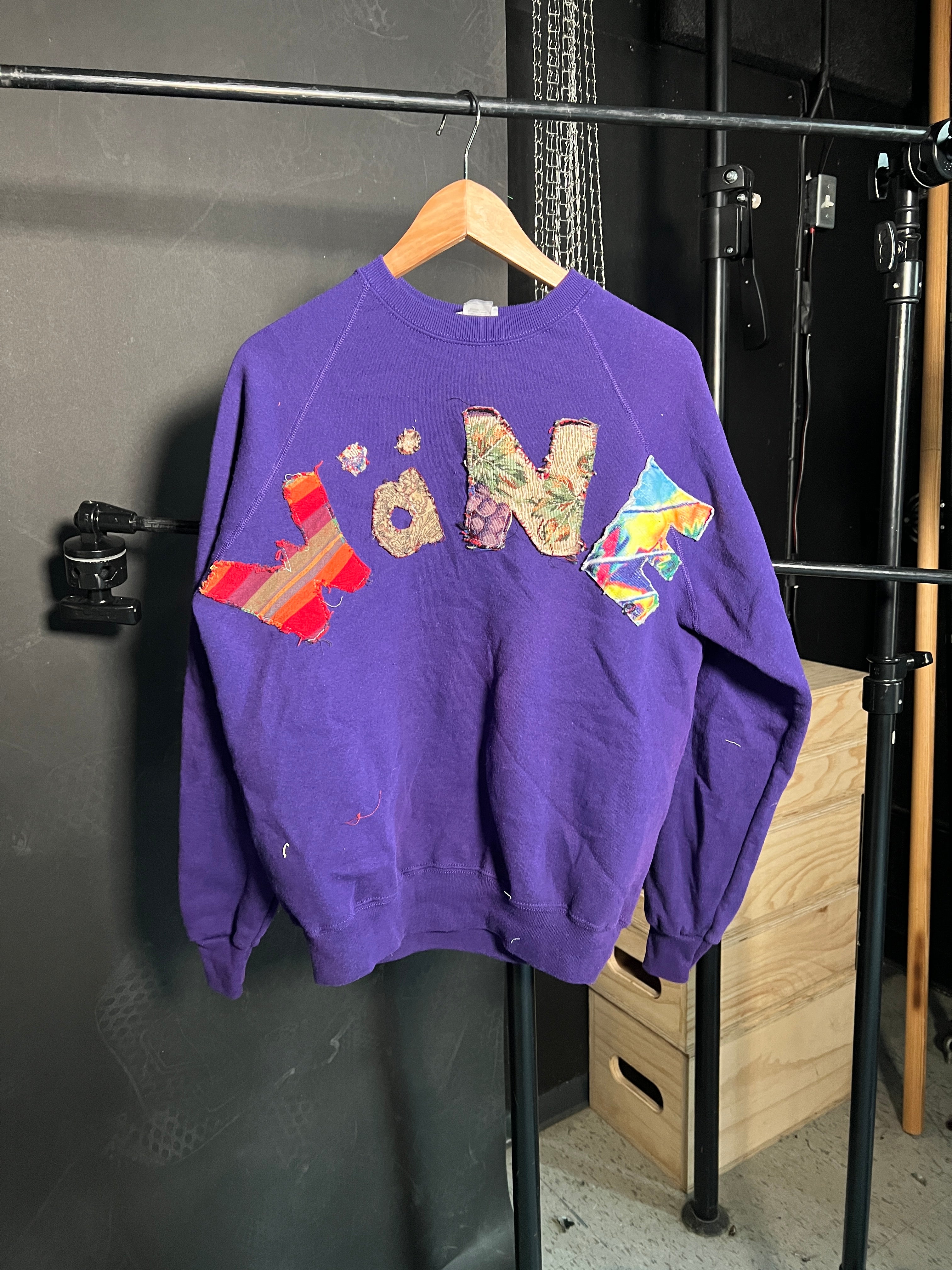 Wäne Wear Crewneck (Multicolor/Purple)- L