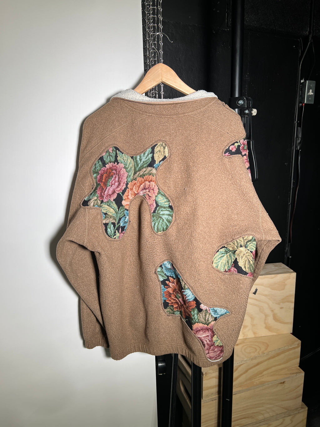 (LS) Scab Patches Quarterzip (Multicolor/Brown) (L)